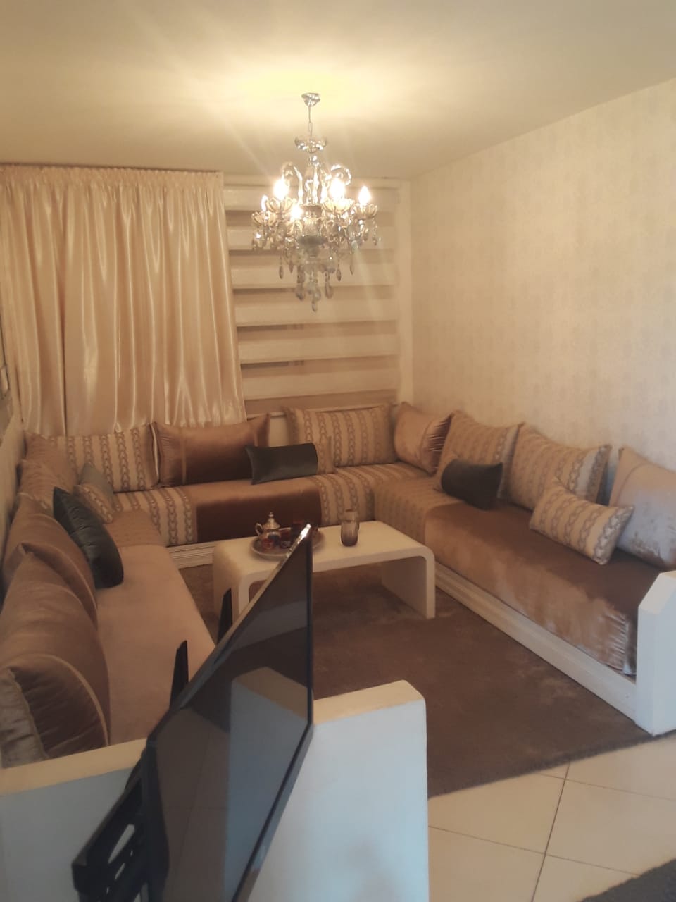 Salon d'une appartement d'une résidence économique