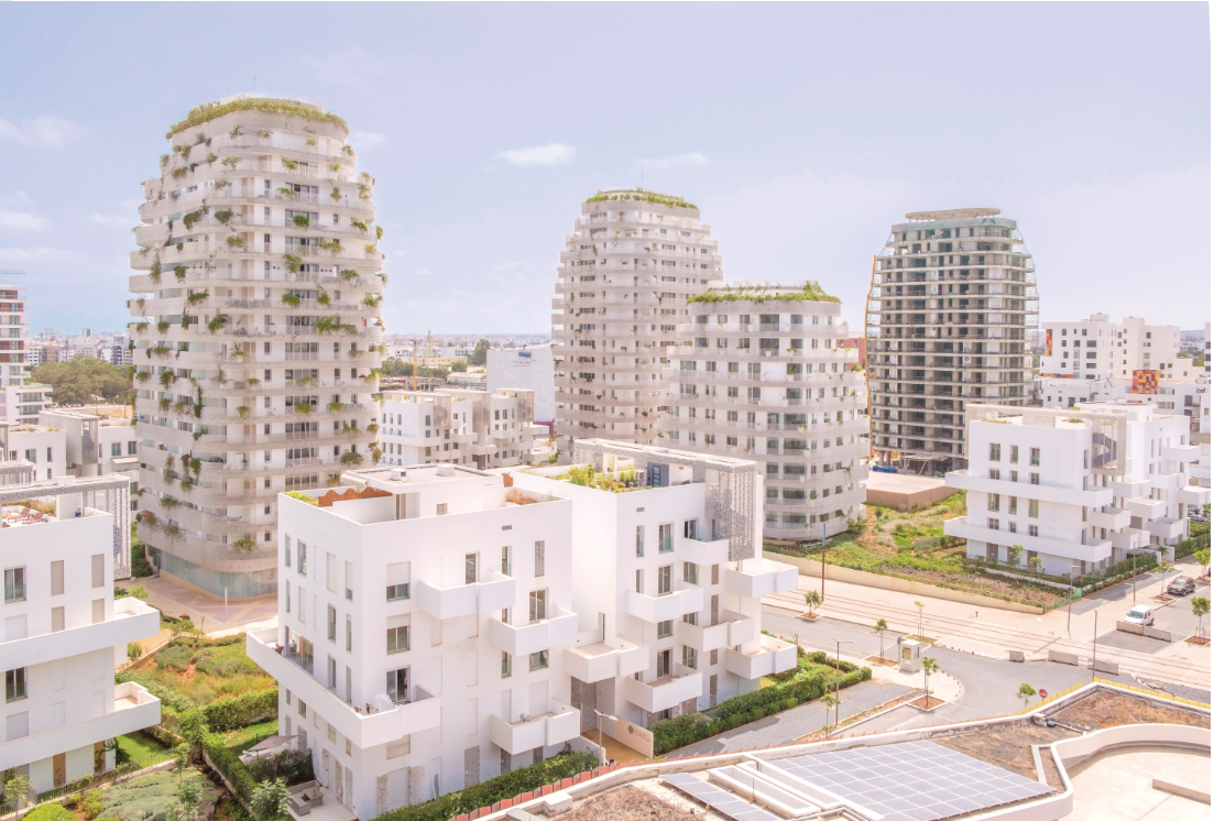 Appartements offrent une vue imprenable sur la ville
